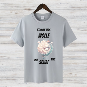 Komme Was Wolle | Lustiges Schaf-Shirt | Humorvolles Winterdesign | Statement Shirt für kalte Tage
