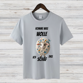 Komme Was Wolle | Lustiges Schaf-Shirt | Humorvolles Winterdesign | Statement Shirt für kalte Tage