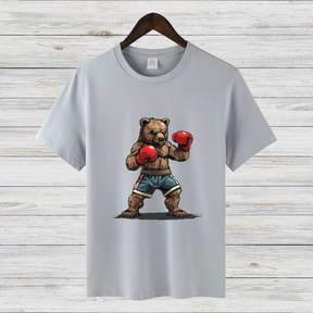 T-Shirt - Boxender Bär lustiges Sportmotiv