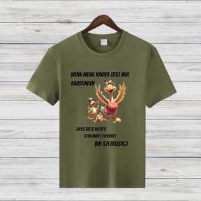 Humorvolles Enten-Shirt | Lustiges Statement Shirt | Witziges Geschenk für Mütter | Winter-Highlight Damen T-Shirt