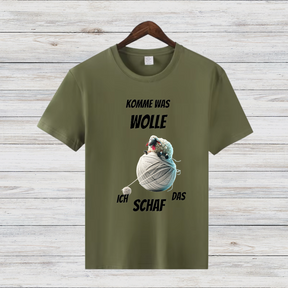 Komme was Wolle | Lustiges Schaf-Shirt | Humorvolles Statement-Shirt | Perfektes Winterdesign für kreative Köpfe