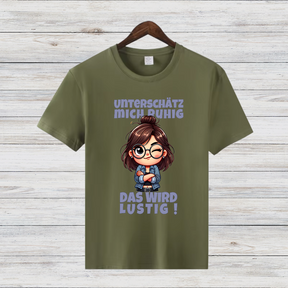 Freches Statement Shirt | Lustiges Winter T-Shirt | Cooles Cartoon Design | Geschenkidee für Frauen
