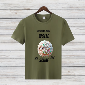Komme was Wolle | Lustiges Schaf-Shirt | Humorvolles Weihnachtsdesign | Statement Shirt für die Festzeit