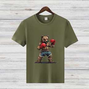 T-Shirt - Boxender Bär lustiges Sportmotiv