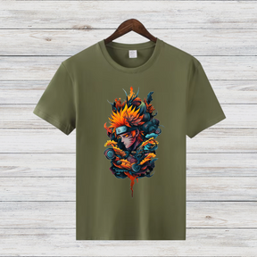 Episches Ninja Shirt | Anime Fan T-Shirt | Stylisches Baumwollshirt für Wintertage | Geschenk für Anime-Liebhaber