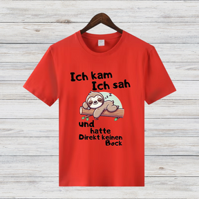 Faultier Shirt | Lustiges Spruch T-Shirt | Bequemes Freizeitshirt | Geschenkidee für Entspannte
