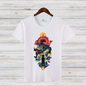 Mystischer Drachengeist | Fantasy T-Shirt | Episches Anime Design | Stilvolles Shirt für Abenteuerfans