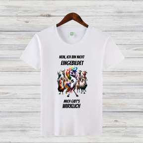 Nein, Ich Bin Nicht Eingebildet | Lustiges Einhorn-Shirt | Humorvolles Motiv | Statement Shirt für Damen | Perfekt für den Winter