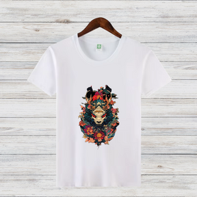 Mystischer Oni | Japanisches Kunst T-Shirt | Dämonen & Samurai Design | Streetwear Shirt für den Winter