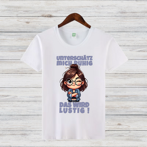 Freches Statement Shirt | Lustiges Winter T-Shirt | Cooles Cartoon Design | Geschenkidee für Frauen