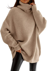 Grober, übergroßer Winter Pullover