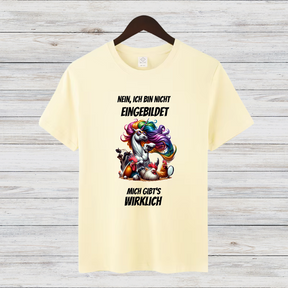 Nein, ich bin nicht eingebildet | Lustiges Einhorn Shirt | Humorvolles Design | Statement Shirt für kalte Tage