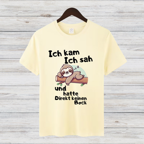 Faultier Shirt | Lustiges Spruch T-Shirt | Bequemes Freizeitshirt | Geschenkidee für Entspannte