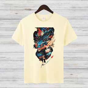 Mystischer Drachengeist | Fantasie T-Shirt | Kunstvolles Drachen-Design | Stilvolles Shirt für Fantasy-Fans