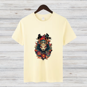 Mystischer Oni | Japanisches Kunst T-Shirt | Dämonen & Samurai Design | Streetwear Shirt für den Winter