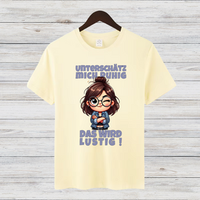 Freches Statement Shirt | Lustiges Winter T-Shirt | Cooles Cartoon Design | Geschenkidee für Frauen