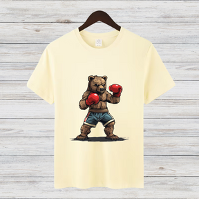 T-Shirt - Boxender Bär lustiges Sportmotiv