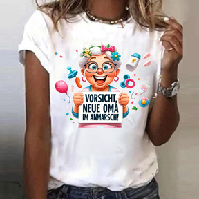 Wees voorzichtig, er komt een nieuw OMA-t-shirt