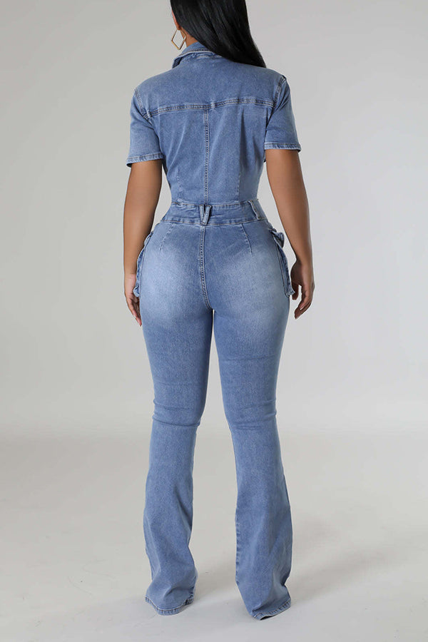 Chique denim jumpsuit