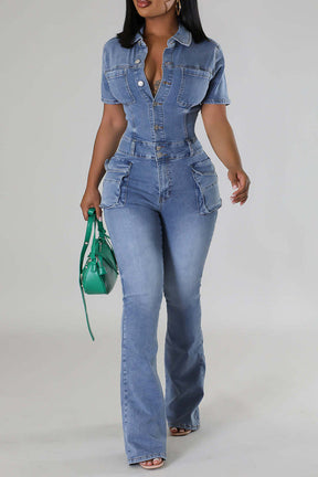 Chique denim jumpsuit