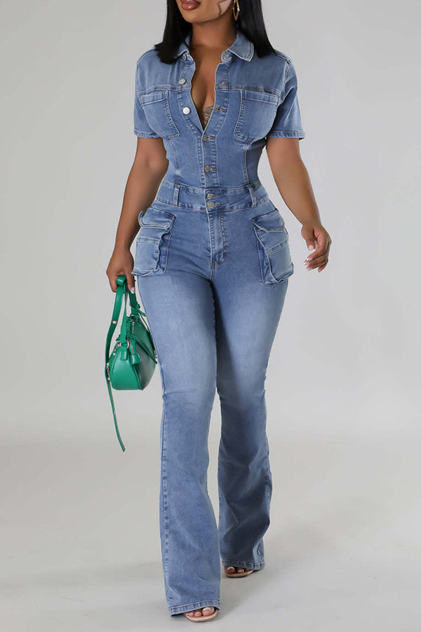 Chique denim jumpsuit