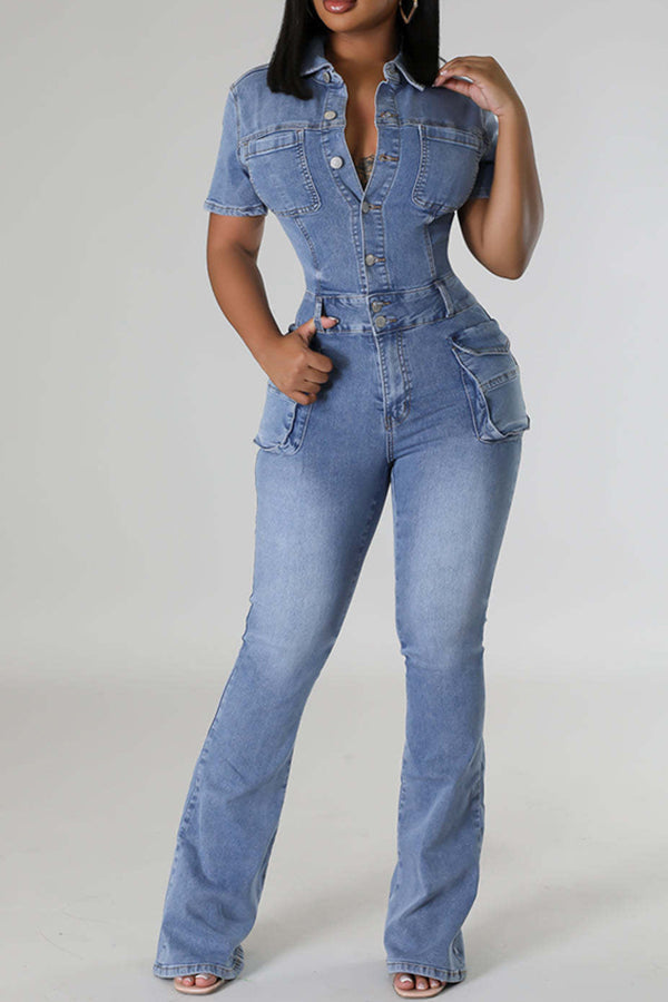 Chique denim jumpsuit