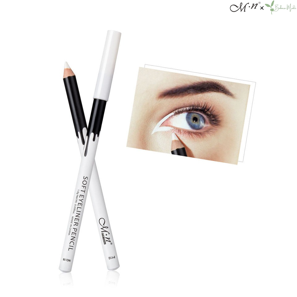 B•M®✗M•n® - Set van 12 witte eyelinerpotloden