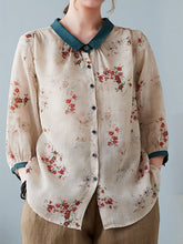 Magisch shirt met bloemen