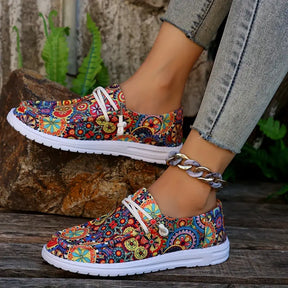 Raffiné® - Kleurrijke mandala zomersneakers