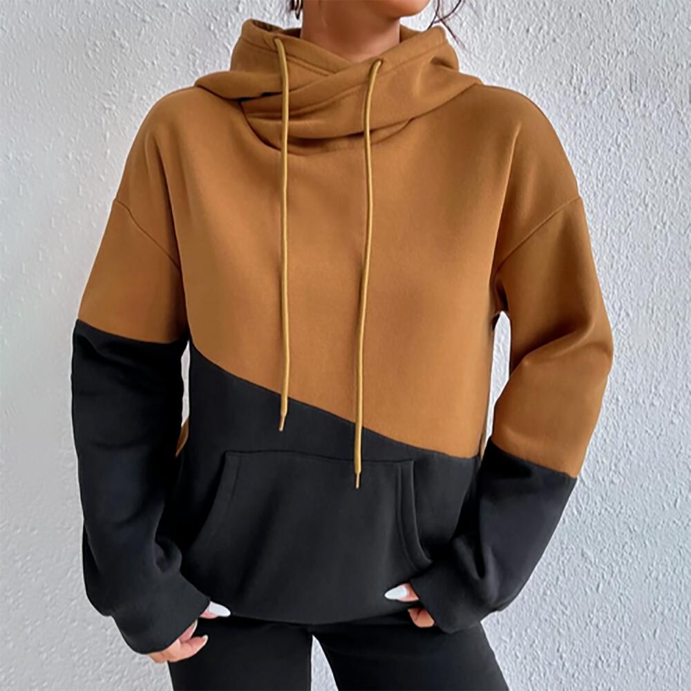 Lovja® - Modern sweatshirt met kleurblokken