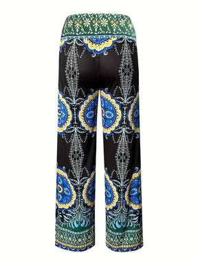 BioBlüte® - Summer Dream Kleurrijke Paisley Leisure Palazzo-broek