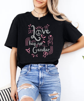 Love Has No Gender | Statement Shirt | LGBTQ+ Pride Design | Baumwoll T-Shirt