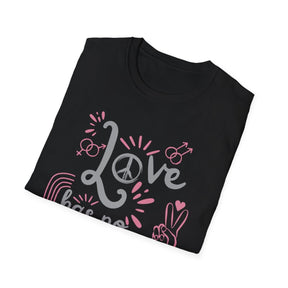 Love Has No Gender | Statement Shirt | LGBTQ+ Pride Design | Baumwoll T-Shirt