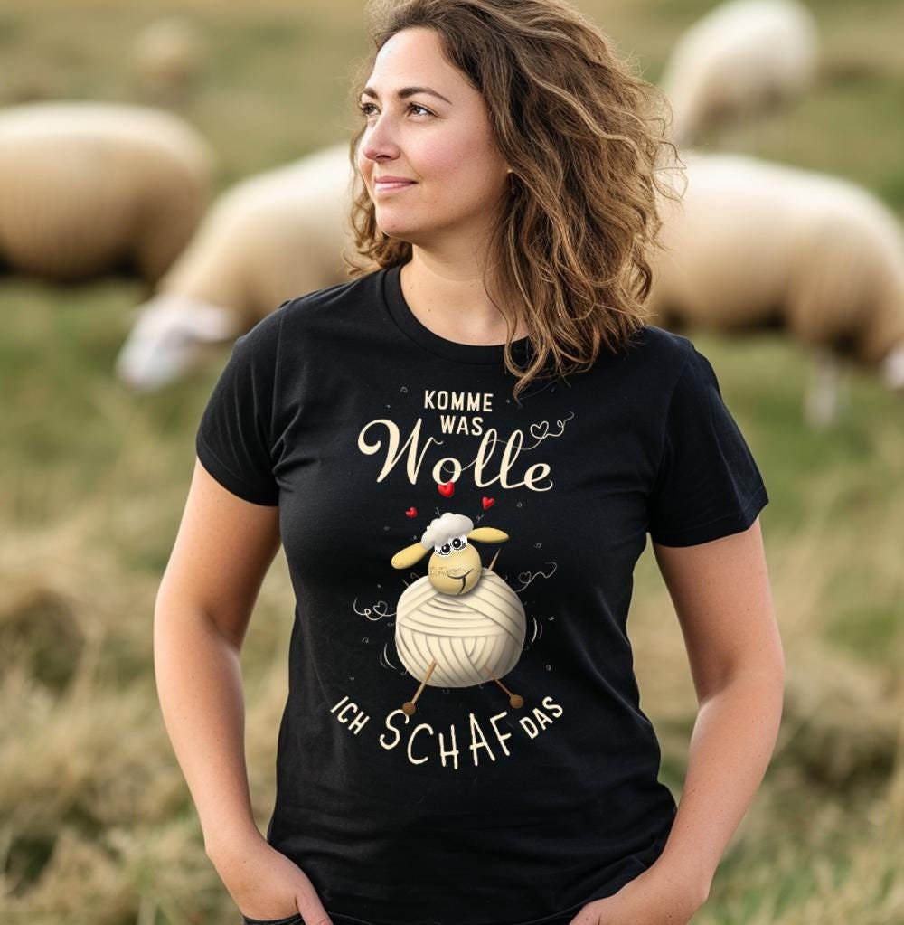 Komme Was Wolle | Lustiges Schaf-Shirt | Statement T-Shirt aus Baumwolle