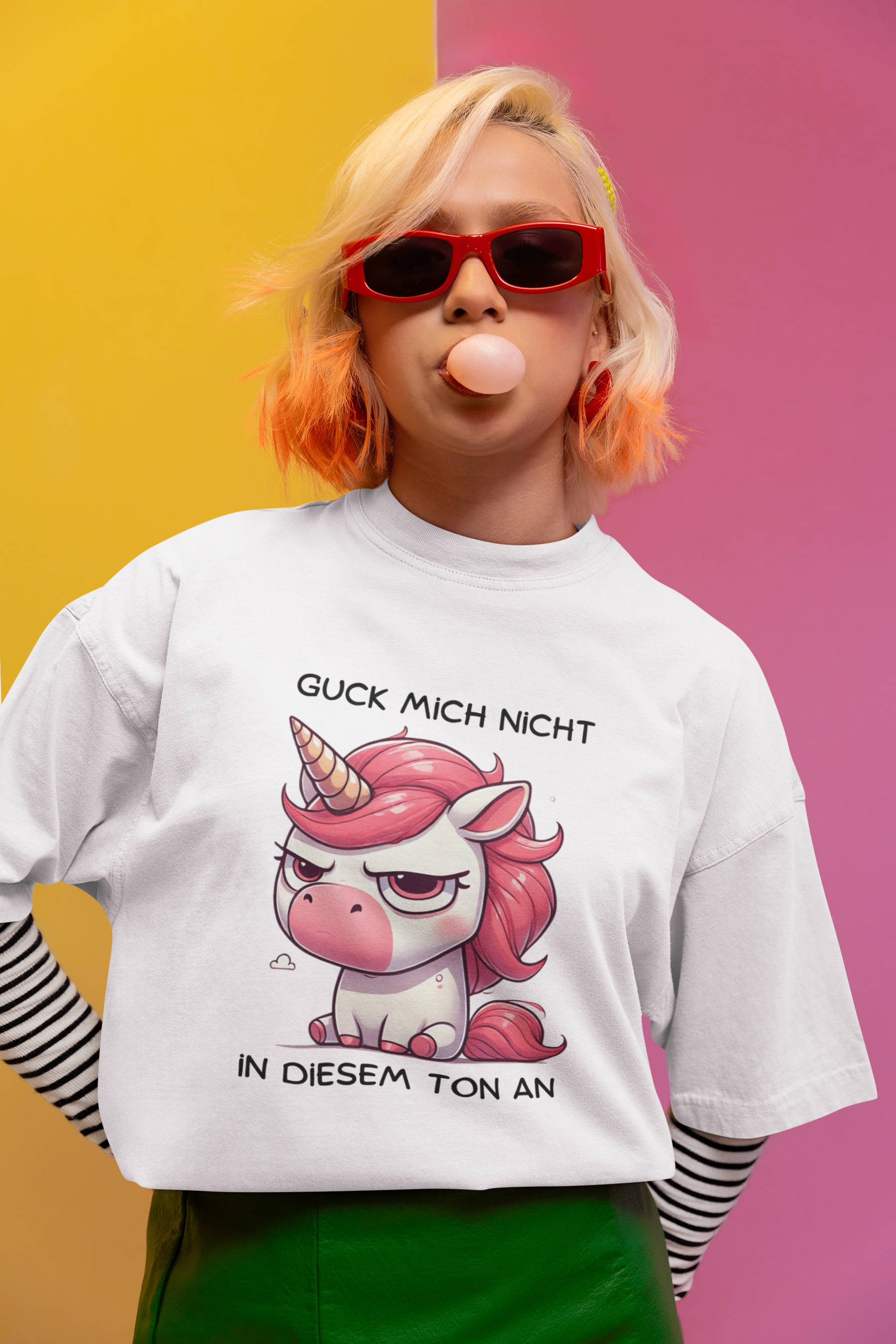 Geërgerd eenhoorn t-shirt