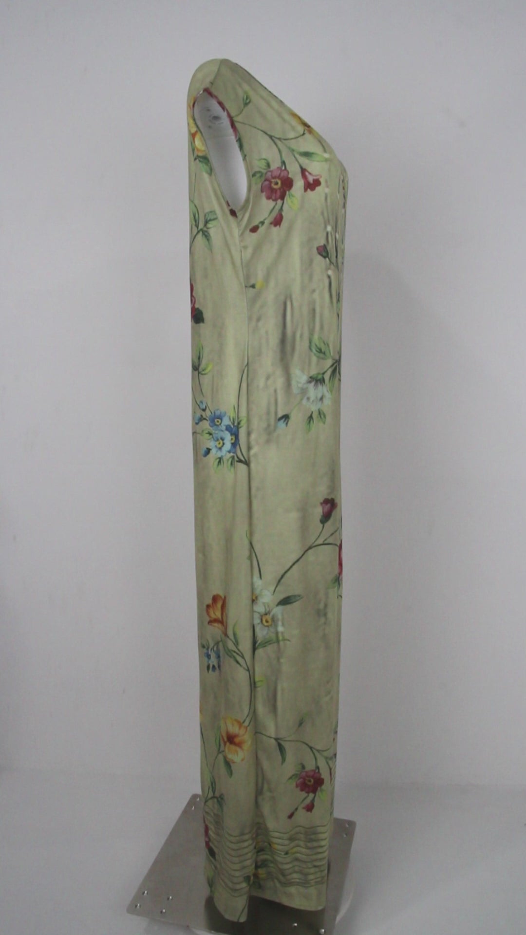 Retro jumpsuit met bloemenprint